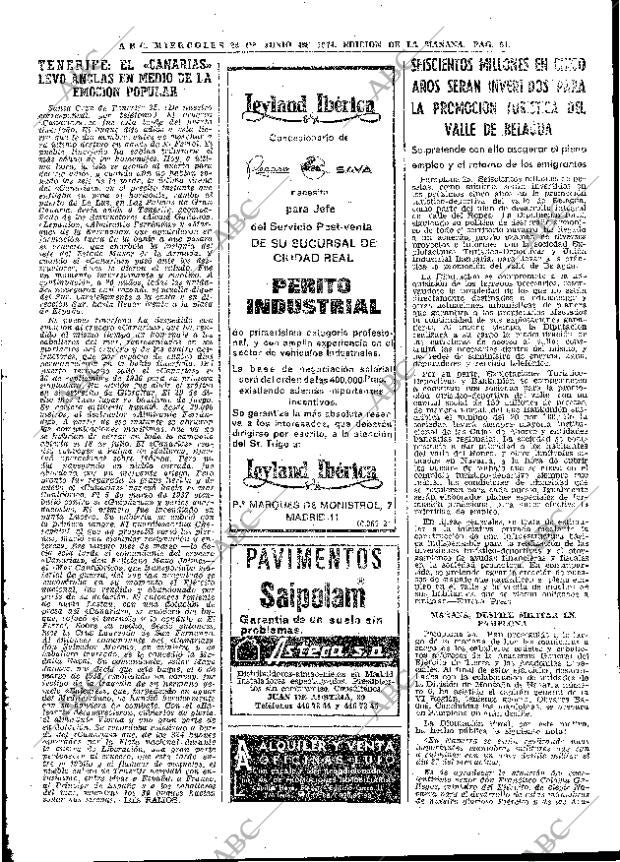ABC MADRID 26-06-1974 página 49