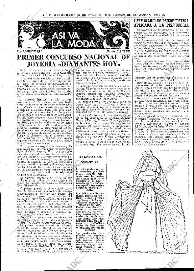 ABC MADRID 26-06-1974 página 63