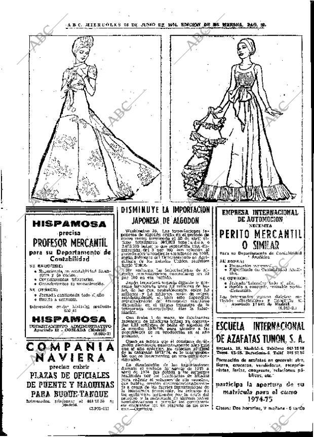 ABC MADRID 26-06-1974 página 65