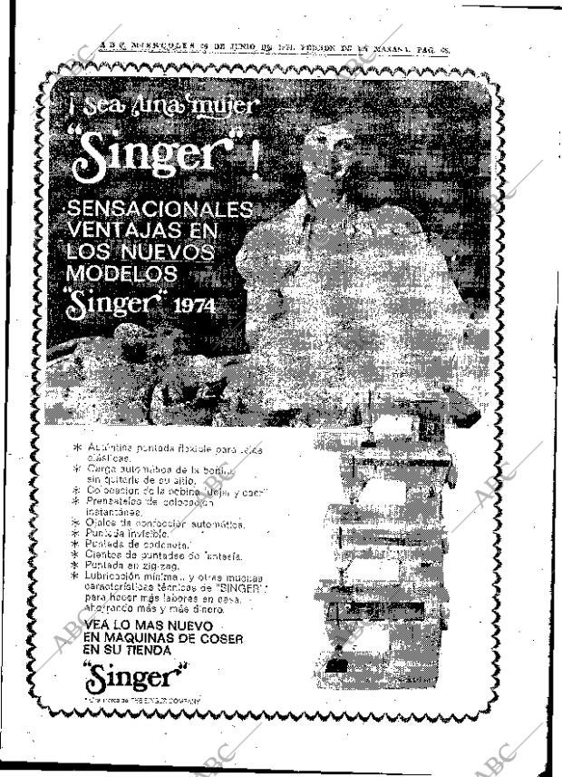 ABC MADRID 26-06-1974 página 66