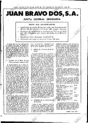 ABC MADRID 26-06-1974 página 80