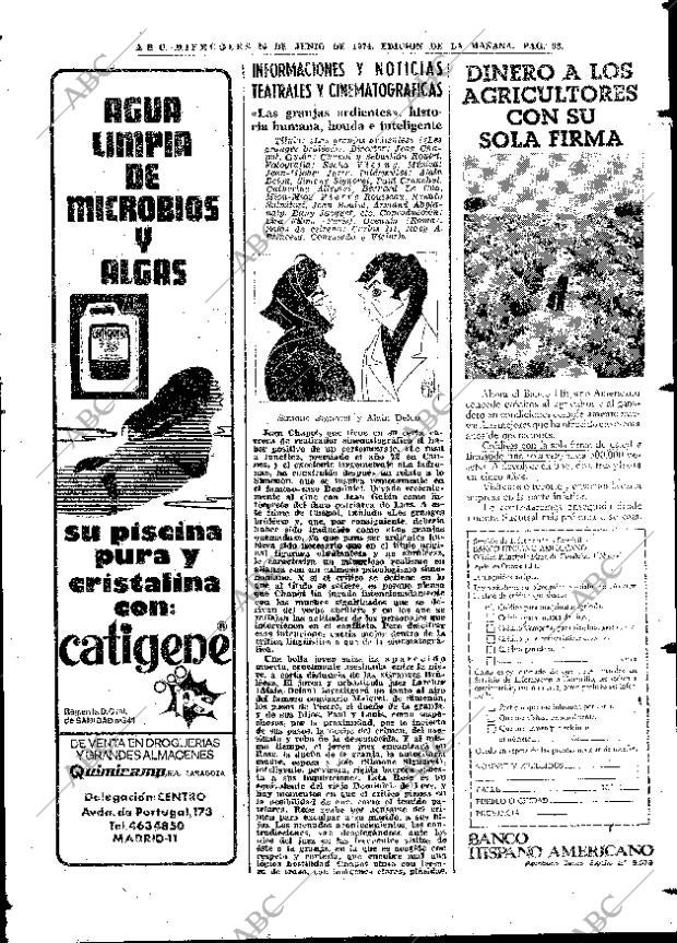 ABC MADRID 26-06-1974 página 91