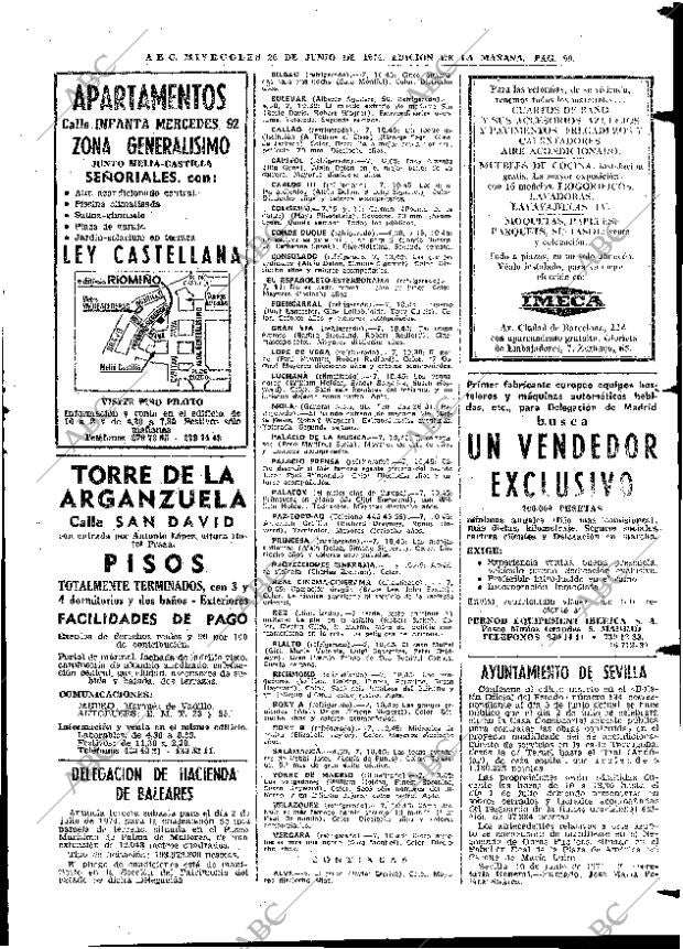 ABC MADRID 26-06-1974 página 97