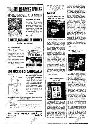 BLANCO Y NEGRO MADRID 29-06-1974 página 84