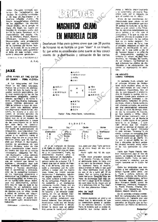 BLANCO Y NEGRO MADRID 29-06-1974 página 85