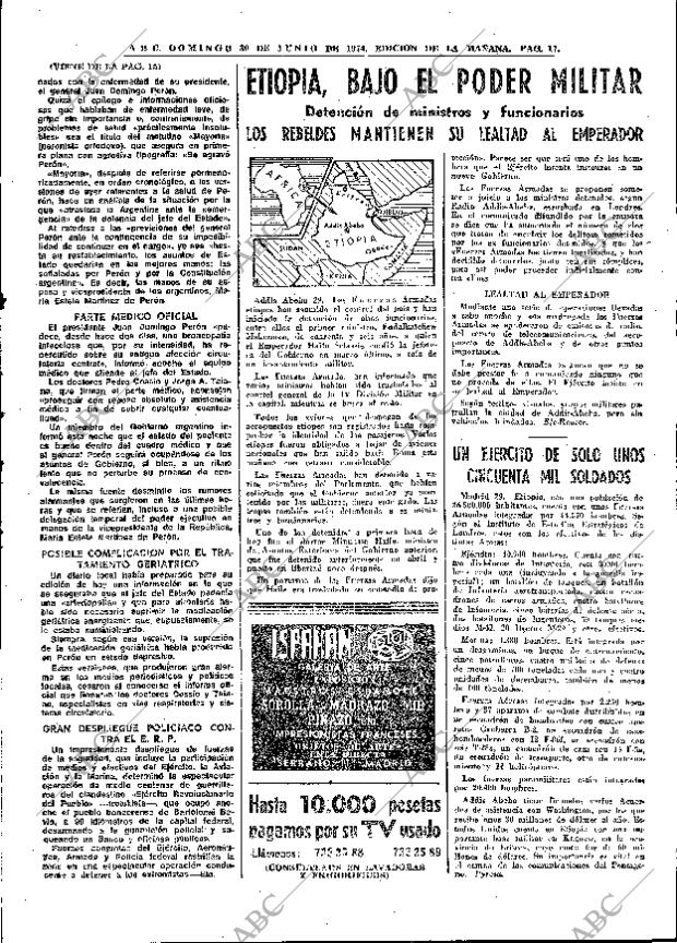 ABC MADRID 30-06-1974 página 17