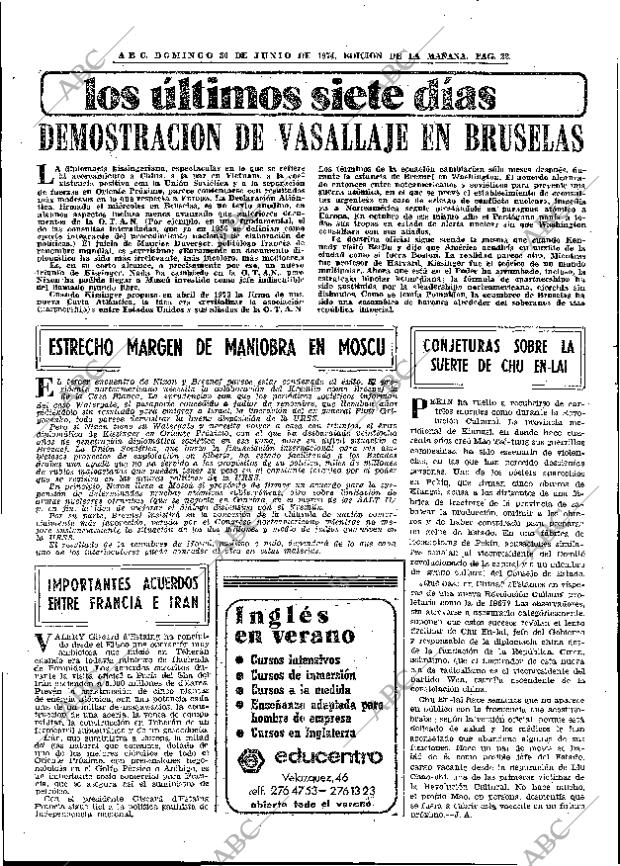 ABC MADRID 30-06-1974 página 22