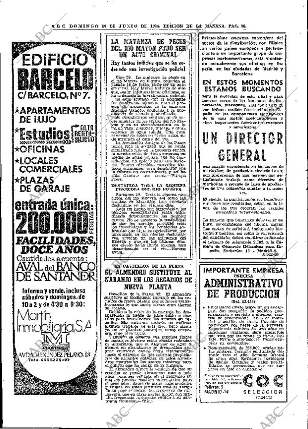 ABC MADRID 30-06-1974 página 30