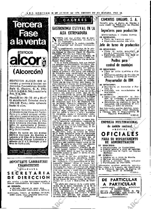 ABC MADRID 30-06-1974 página 34