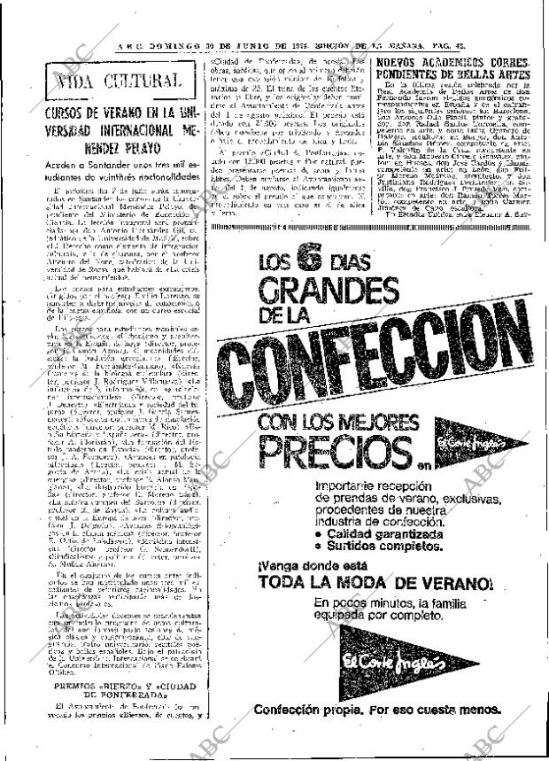 ABC MADRID 30-06-1974 página 43