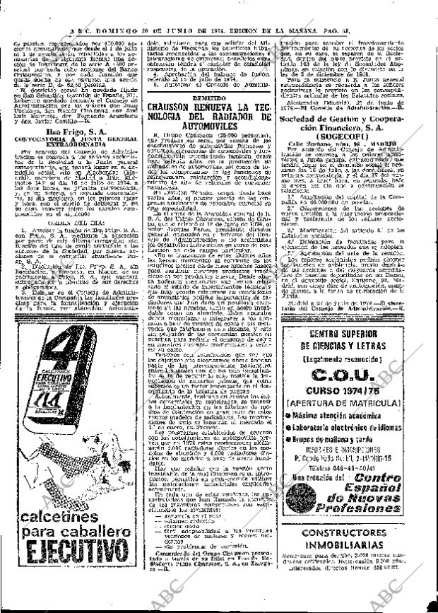 ABC MADRID 30-06-1974 página 58