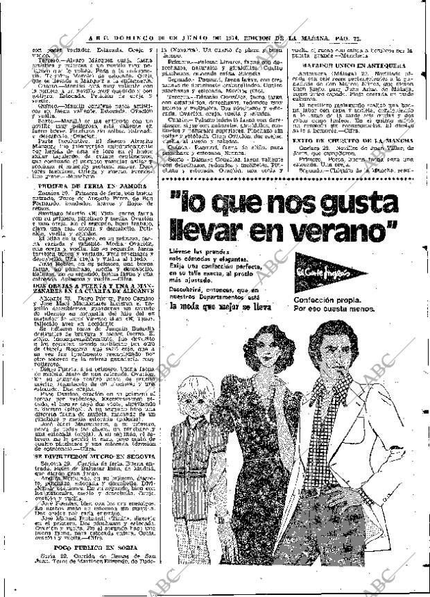 ABC MADRID 30-06-1974 página 73