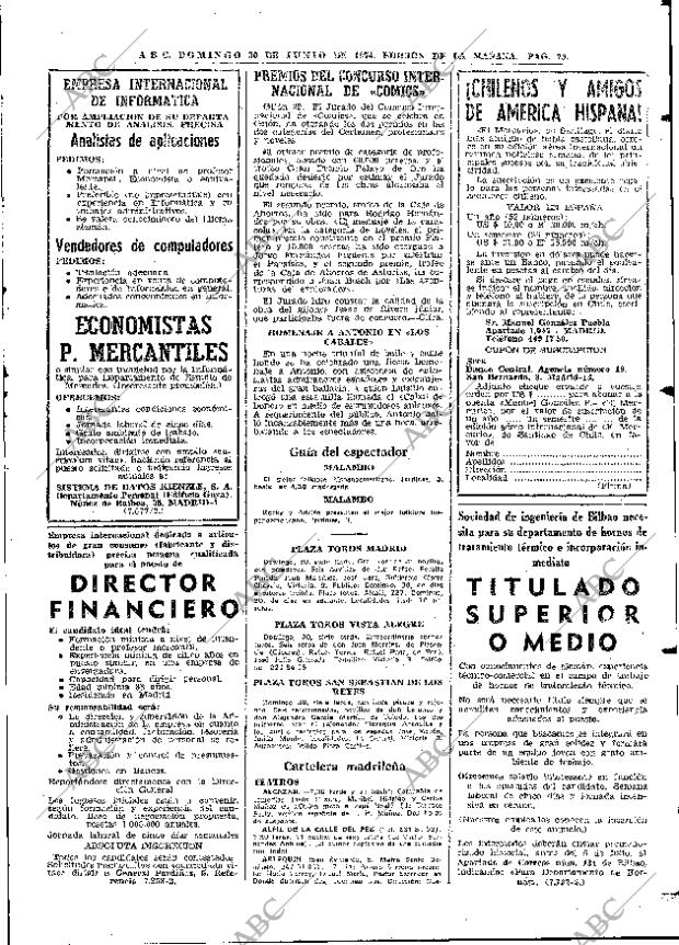 ABC MADRID 30-06-1974 página 79