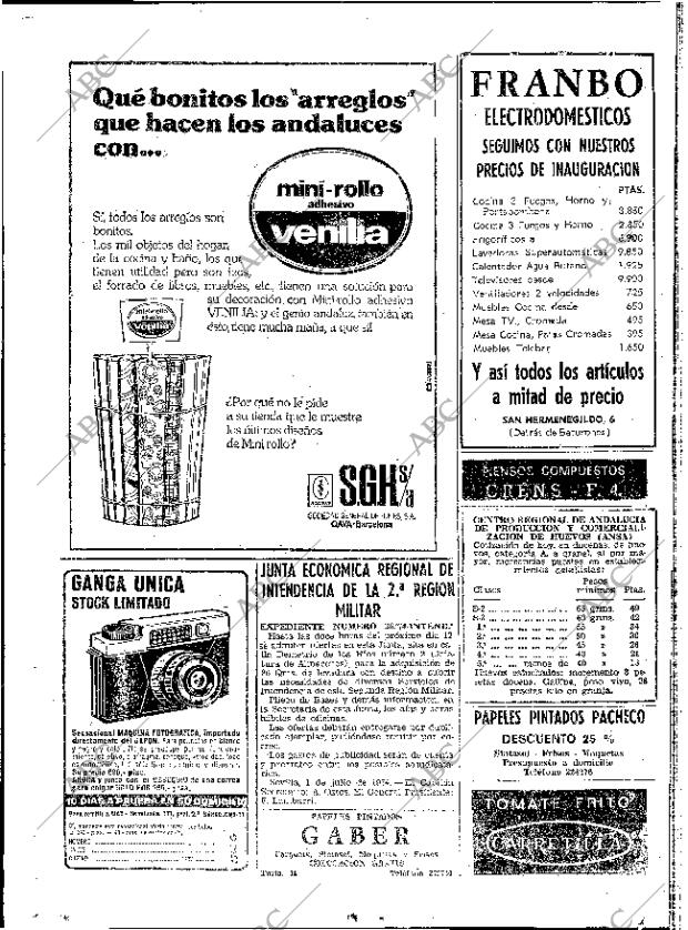 ABC SEVILLA 02-07-1974 página 108