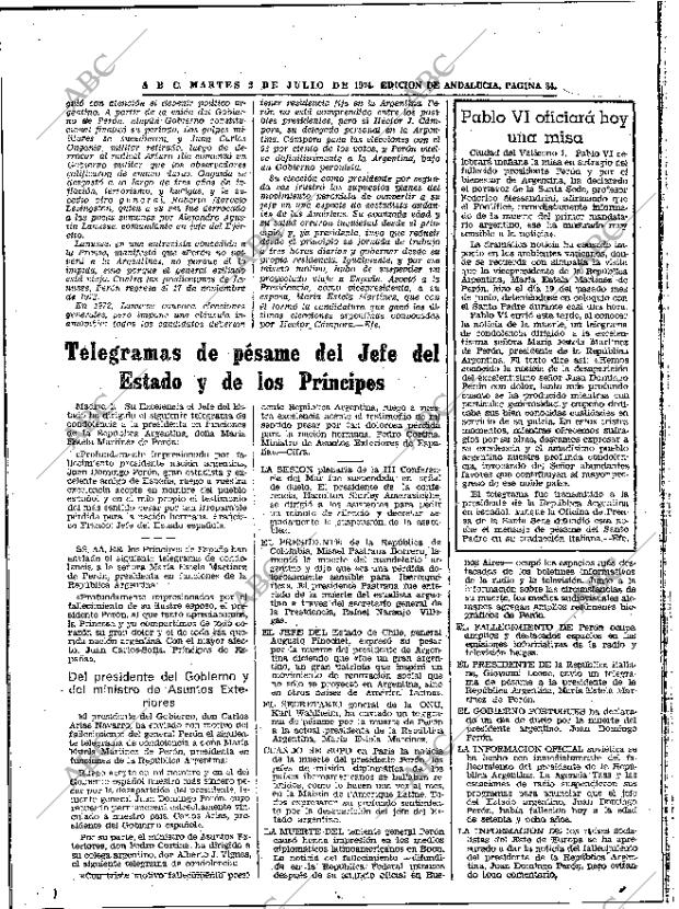 ABC SEVILLA 02-07-1974 página 34