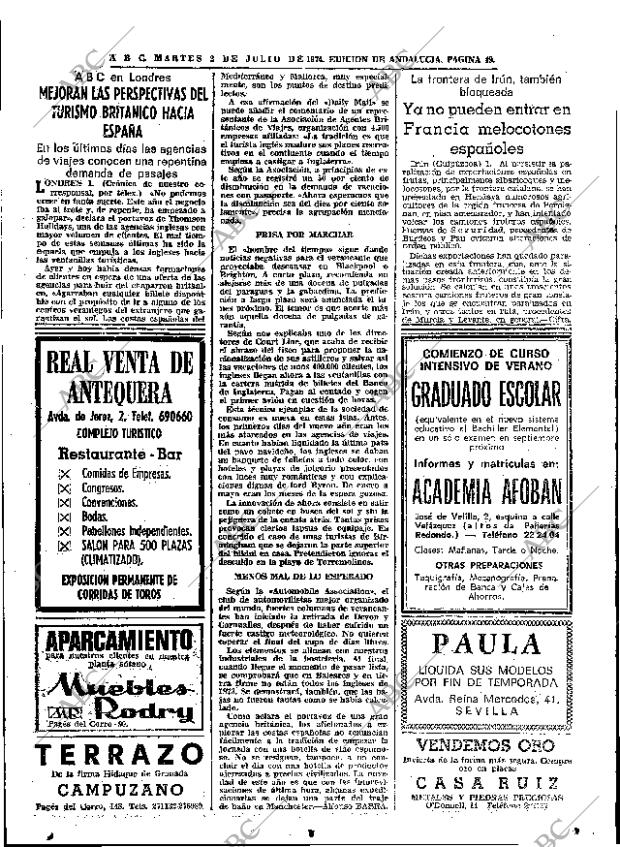 ABC SEVILLA 02-07-1974 página 49