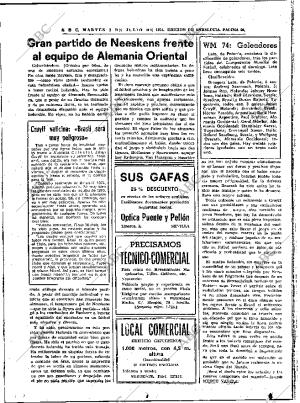ABC SEVILLA 02-07-1974 página 66