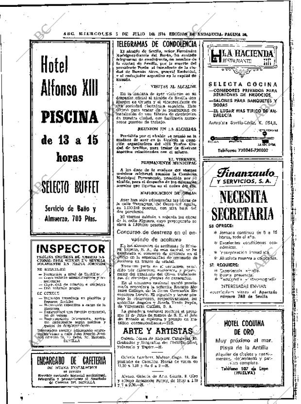 ABC SEVILLA 03-07-1974 página 48