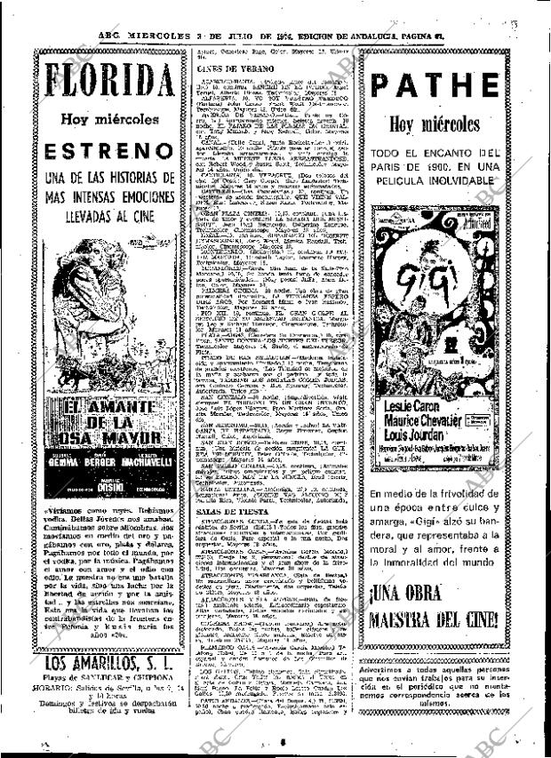 ABC SEVILLA 03-07-1974 página 65