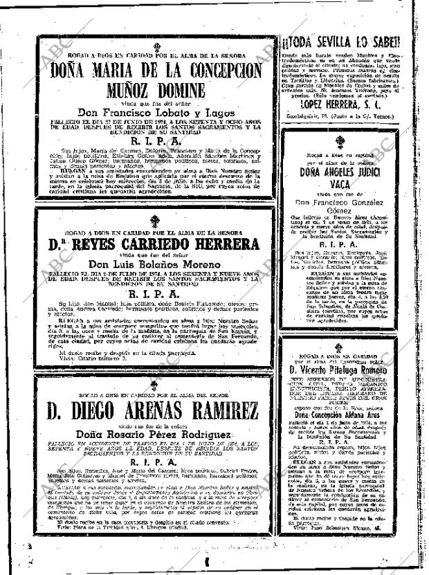 ABC SEVILLA 03-07-1974 página 74