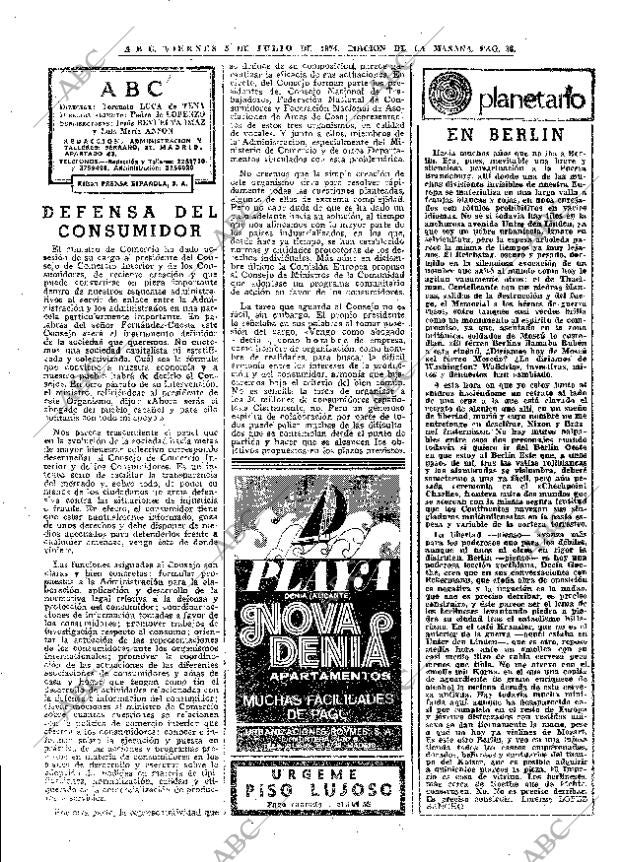 ABC MADRID 05-07-1974 página 30