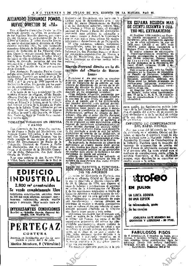 ABC MADRID 05-07-1974 página 38
