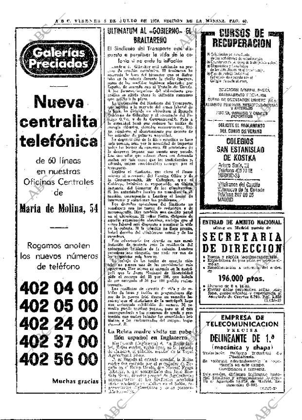ABC MADRID 05-07-1974 página 40