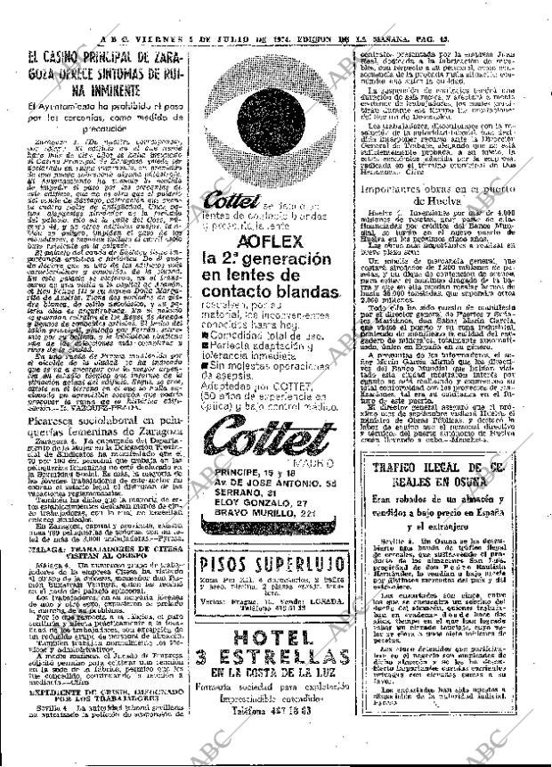 ABC MADRID 05-07-1974 página 45