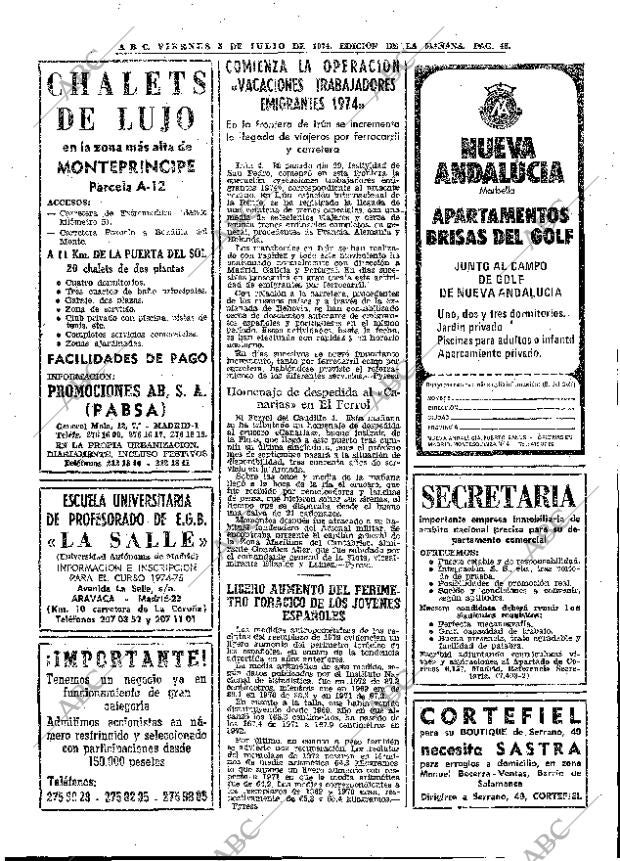 ABC MADRID 05-07-1974 página 46