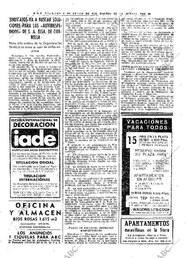 ABC MADRID 05-07-1974 página 49