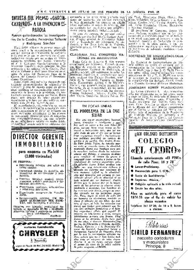 ABC MADRID 05-07-1974 página 57