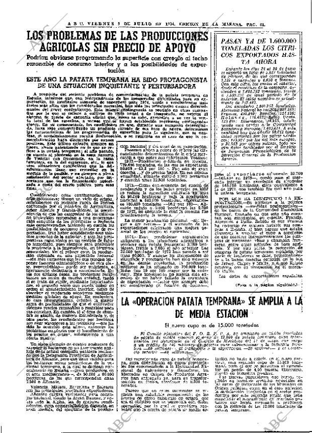 ABC MADRID 05-07-1974 página 61