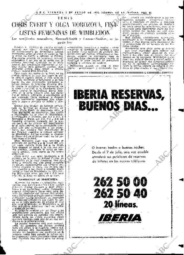 ABC MADRID 05-07-1974 página 81