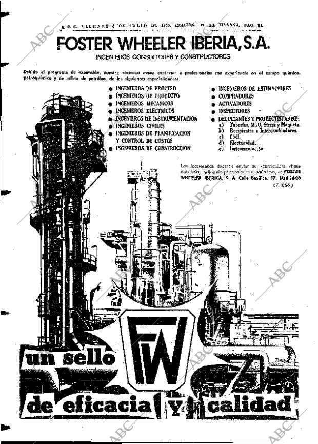 ABC MADRID 05-07-1974 página 84