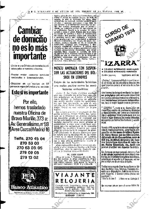 ABC MADRID 05-07-1974 página 86