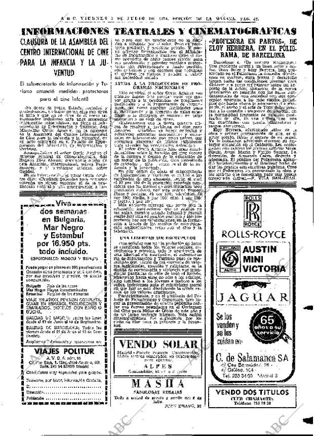 ABC MADRID 05-07-1974 página 87
