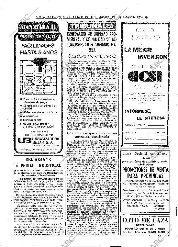 ABC MADRID 06-07-1974 página 44