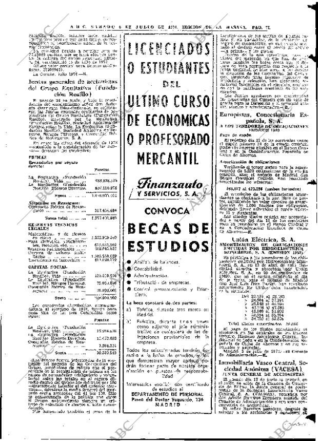 ABC MADRID 06-07-1974 página 71