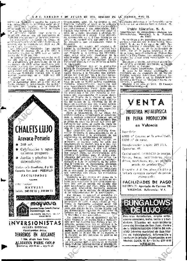 ABC MADRID 06-07-1974 página 72