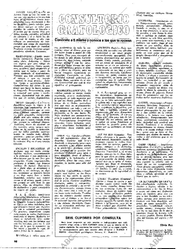 BLANCO Y NEGRO MADRID 06-07-1974 página 88