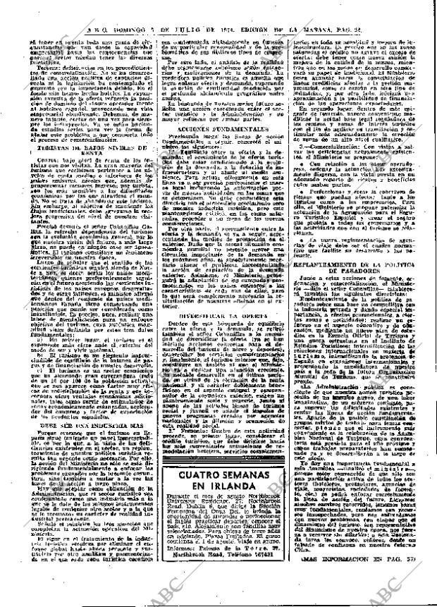 ABC MADRID 07-07-1974 página 22