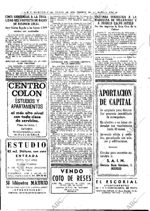 ABC MADRID 09-07-1974 página 26