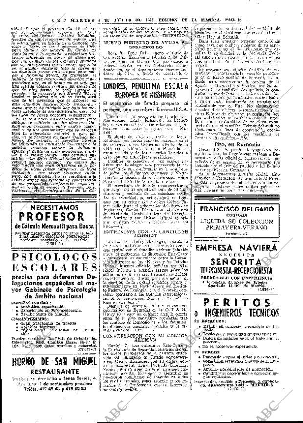 ABC MADRID 09-07-1974 página 28