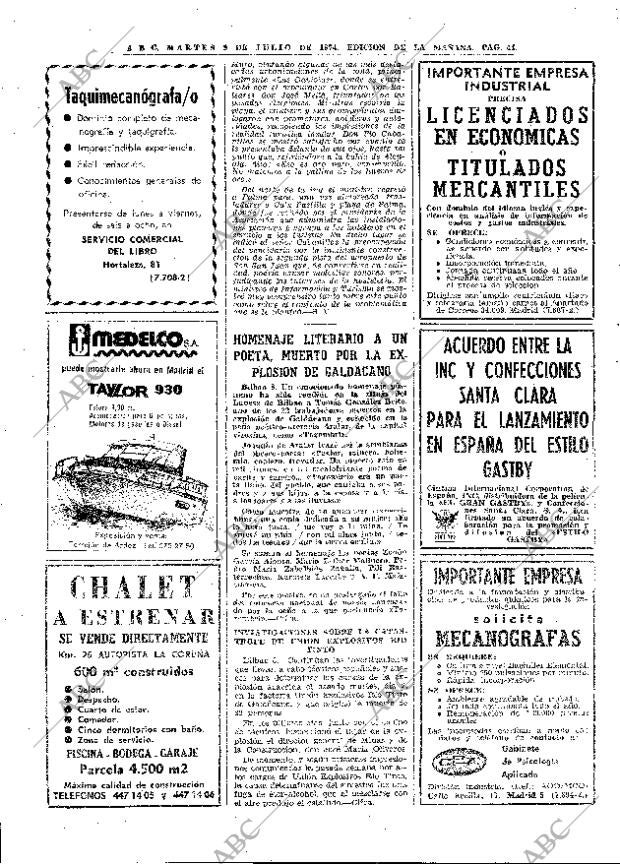 ABC MADRID 09-07-1974 página 44