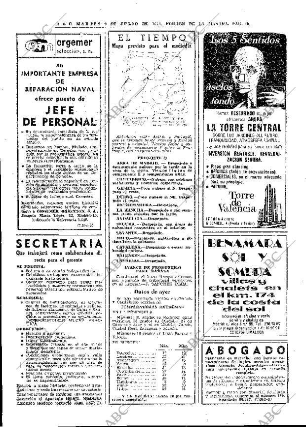 ABC MADRID 09-07-1974 página 46