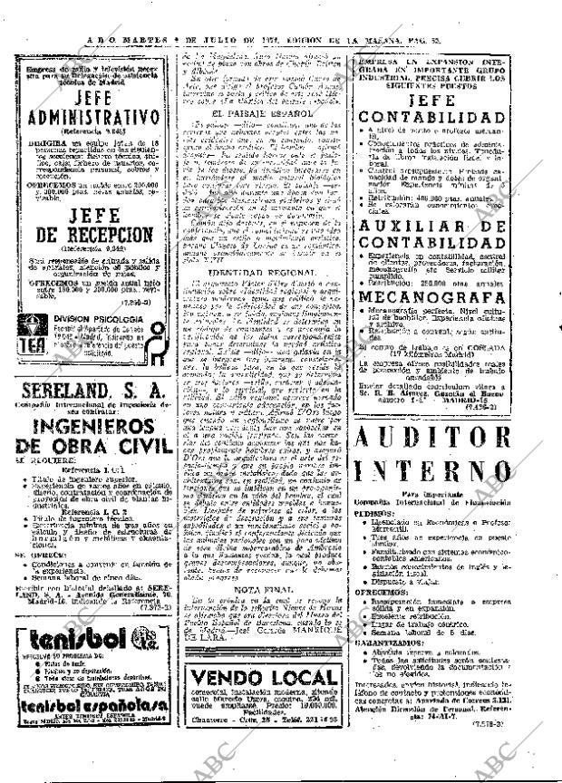 ABC MADRID 09-07-1974 página 52