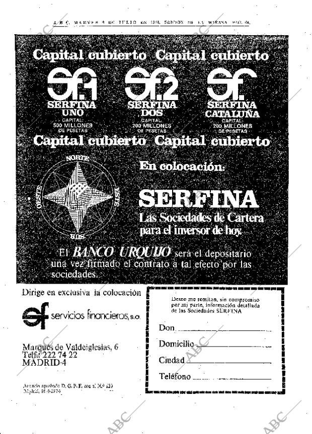 ABC MADRID 09-07-1974 página 64