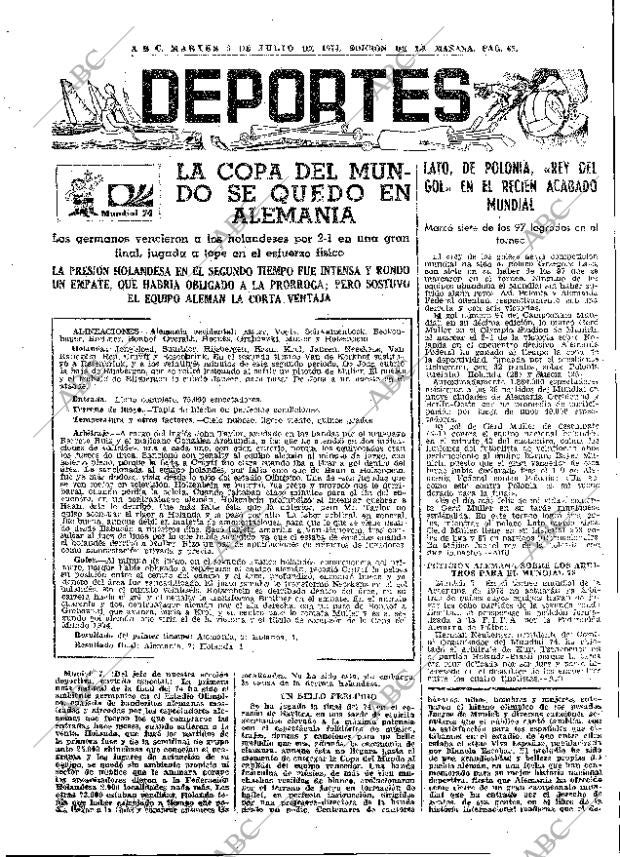 ABC MADRID 09-07-1974 página 65