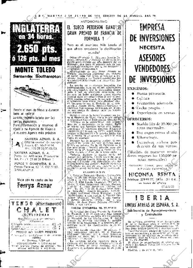 ABC MADRID 09-07-1974 página 70