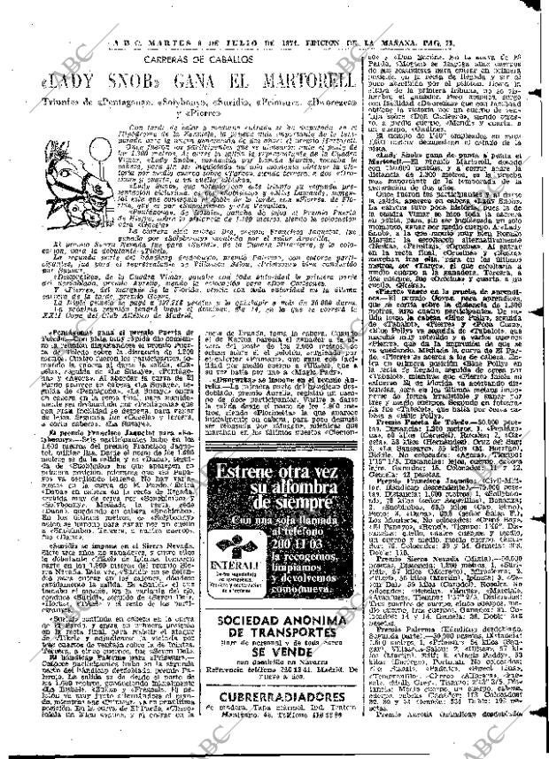 ABC MADRID 09-07-1974 página 71